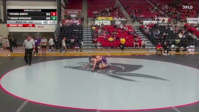 133 lbs Champ. Round 1 - Aidan Sprague, Indianapolis vs Ryker Smith, Missouri Valley
