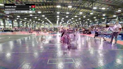 132 lbs Consi Of 64 #2 - Trevor Blair, MA vs Austin Post, NY