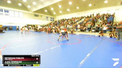 100 lbs Cons. Round 1 - Alexa Rodriguez, La Quinta High School vs Getsemani Poblete, Capo Valley