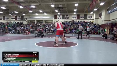 285 lbs Cons. Round 2 - Carter Dawley, Prairie, Cedar Rapids vs Cohen Pfohl, Dubuque Senior