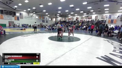 126 lbs Cons. Round 3 - Ayden Rodriguez, Indio vs Kai Sachs, Glendora