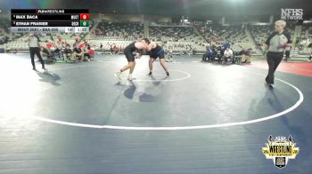 B6A-285 lbs Champ. Round 1 - Ethan Frasier, Deer Creek vs Max Baca, Mustang