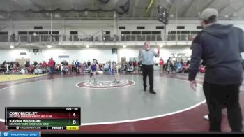 59 lbs Champ. Round 2 - Kavan Western, Lebanon Tiger Wrestling Club vs Cory Buckley, Bulldog Premier Wrestling Club