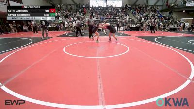 200 lbs Rr Rnd 3 - Astri Cabrera, Warner Eagles Youth Wrestling vs Kaylie Sommers, Broken Arrow Wrestling Club
