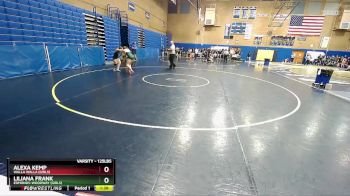 125lbs Champ. Round 3 - Liliana Frank, Edmonds-Woodway (Girls) vs Alexa Kemp, Walla Walla (Girls)