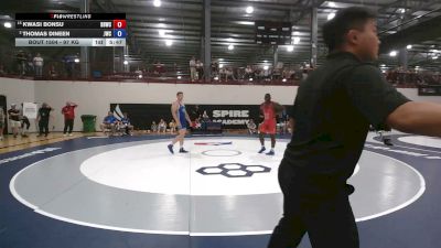 97 kg Champ. Rd Of 16 - Kwasi Bonsu, Blue Blood Wrestling Club vs Thomas Dineen, Jackrabbit Wrestling Club