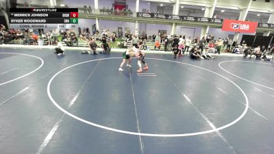 Junior Boys - 190 lbs Cons. Round 5 - Merrick Johnson, Beatrice High School Wrestling vs Ryker Woodward, Sanderson Wrestling Academy