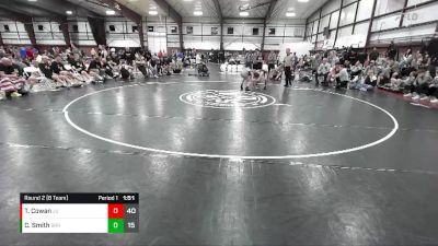 106 lbs Round 2 (8 Team) - Trevor Cowan, Juab vs Cache Smith, Bear River