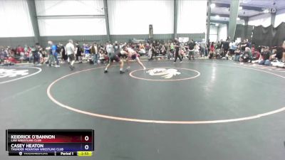 97 lbs Round 2 - Keidrick O`Bannon, LAW Wrestling Club vs Casey Heaton, Thunder Mountain Wrestling Club