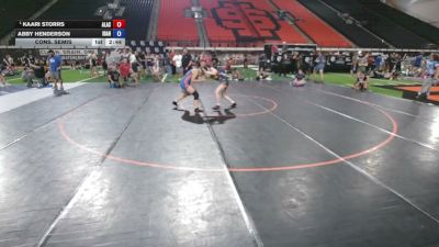 155 lbs Cons. Semis - Kaari Storrs, Alaska vs Abby Henderson, Idaho