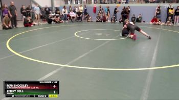 144 lbs Quarterfinal - Emery Dell, Alaska vs Ivan Shockley, Juneau Youth Wrestling Club Inc.