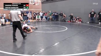 175 lbs Quarterfinal - Ashton Danielson, Lil Mavs Wrestling vs Diamond Pedroza, Cougar Wrestling Club