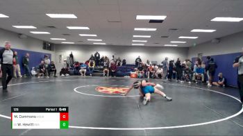 126 lbs Cons. Round 3 - Wilkes Hewitt, Battle Ground Aca. vs Micah Commons, Houston