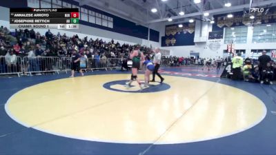 145 lbs Champ. Round 1 - Annalese Arroyo, Norco vs Josephine Rettich, Aliso Niguel
