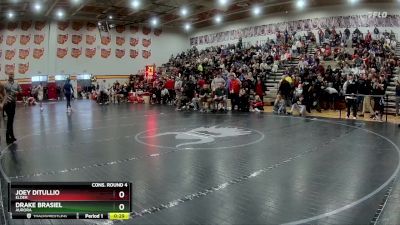 157 lbs Cons. Round 4 - Joey DiTullio, Elder vs Drake Brasiel, Aurora