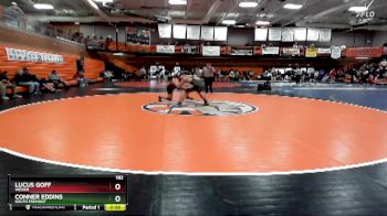 182 lbs Cons. Round 4 - Conner Eddins, South Fremont vs Lucus Goff, Weiser