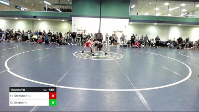 90 lbs Round Of 16 - Hunter Steelman, NJ vs Owen Delano, PA