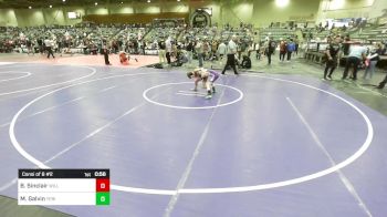61 lbs Consi Of 8 #2 - Brady Sinclair, Willows Wrestling vs Maurice Galvin, Yerington Lions WC