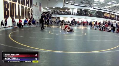 103 lbs Cons. Round 4 - Avery Kibelbek, King University vs Ahsia Torres, Sacred Heart University