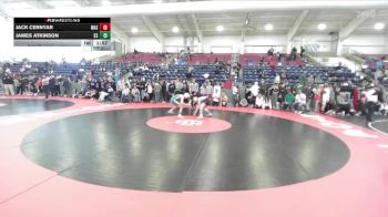 120 lbs 5th Place Match - Jack Cernyar, Wasatch vs James Atkinson, South Summit