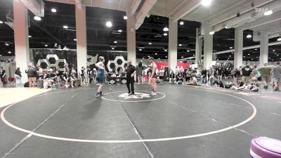 92 lbs Cons. Round 1 - Gage Runnels, Interior Grappling Academy vs Nico LaRocco, Gold Rush Wrestling