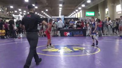 41 kg Rnd Of 16 - Jessiah Briggs, California Grapplers vs Witt Brown, Wesley Club Wrestling