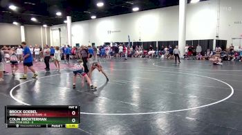 106 lbs Round 3 (8 Team) - Brock Goebel, Nebraska Heroes (B Team) vs Colin Broxterman, Ohio Titan Gold