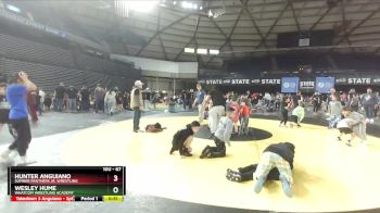 67 lbs Champ. Round 1 - Wesley Hume, Whatcom Wrestling Academy vs Hunter Anguiano, Sumner Panthers Jr. Wrestling