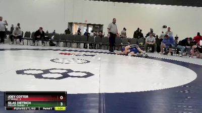 95 lbs Semis & 1st Wrestleback (8 Team) - Joey Cotter, CT Whale vs Silas Dietrich, Steller Trained