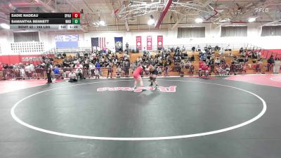 165 lbs Semifinal - Sadie Nadeau, Spaulding vs Samantha Bennett, Windham