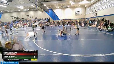 70 lbs Semifinal - Max Huber, Delta Wrestling Club vs Makana Faifai, Roy Wrestling Club