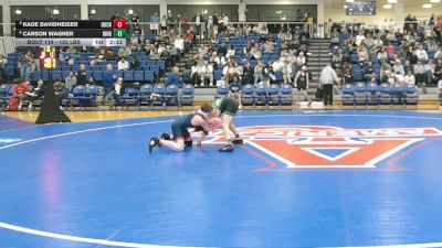 125 lbs Consi Of 4 - Kade Davidheiser, Bucknell vs Carson Wagner, Binghamton