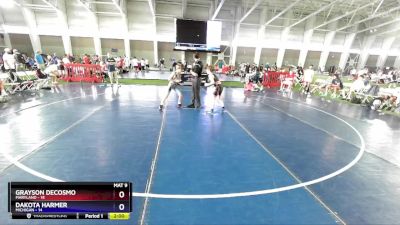 88 lbs Semis & 1st Wrestleback (8 Team) - Grayson DeCosmo, Maryland vs Dakota Harmer, Michigan