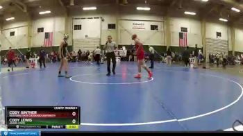 165 lbs Champ. Round 1 - Cody Ginther, Western State Colorado University vs Cody Lewis, Adams State