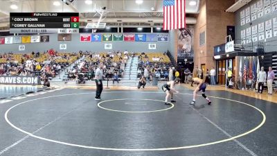 125 lbs Semifinal - Colt Brown, Montevallo vs Corey Gallivan, Coker