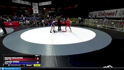 106 lbs Round 4 (16 Team) - Mason Deguzman, BAWA vs Cayden Spiers, REWA