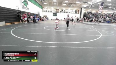 50 lbs Cons. Round 3 - Boston Kinder, Nixa Wrestling vs Cash Helmrichs, Immortal Athletics