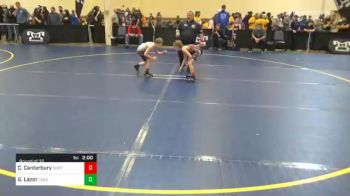 65 lbs Prelims - Creu Canterbury, Northern York vs Grant Lazor, Chestnut Ridge