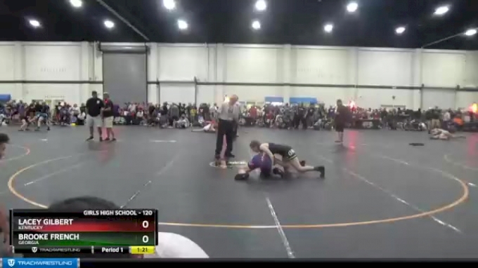 120 lbs Cons. Round 1 - Lacey Gilbert, Kentucky vs Brooke French, Georgia