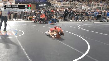 110 lbs Semifinal - Gabriela Kerber, Freedom vs Jordan Deglace, Strawberry Crest