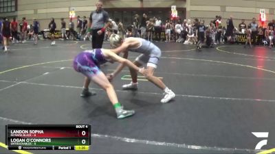 125 lbs Quarterfinals (8 Team) - Logan O`Connors, Untouchables vs Landon Sopha, Mi Mafia Black