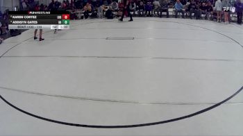 110 lbs Quarterfinal - Karen Cortez, Lincoln High Girls vs Addisyn Gates, GI Grapplers