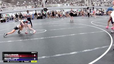 95 lbs Placement (4 Team) - Brooke Cannici, Cordoba Trained vs Stella Kramer, Kraken Dream Crushers