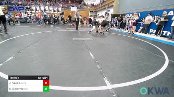 120 lbs Rr Rnd 1 - Jackson Savoie, American Killer Bees vs Atticus Gutierrez, Lexington Wrestling Club