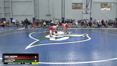 133 lbs Champ. Round 2 - Cody Merwin, Cortland State vs AJ Stayton, Shippensburg