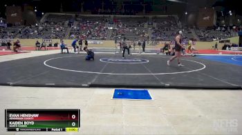 190 lbs Cons. Round 1 - Evan Henshaw, Henderson County vs Kaiden Boyd, North Hardin