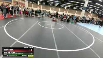 74-77 lbs Round 2 - Ezra Criss, Spartan Mat Club vs Hunter Dong, Gracie Barra Westchase Wrestling Club