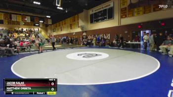 132 lbs Cons. Round 4 - Matthew Orbeta, Poway vs Jacob Salas, Centennial (Corona)