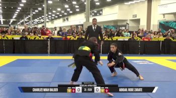Abigail Rose Zarate vs Charlize Miah Balser 2025 Jiu-Jitsu CON