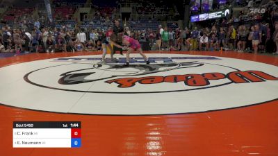 118 lbs Semis - Cheyenne Frank, MI vs Emjay Neumann, WI